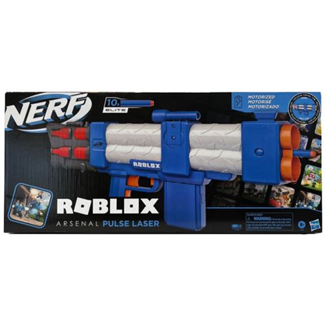 roblox nerf gun|Nerf Roblox Arsenal: Pulse Laser Motorized Dart Blaster, 10 Elite .